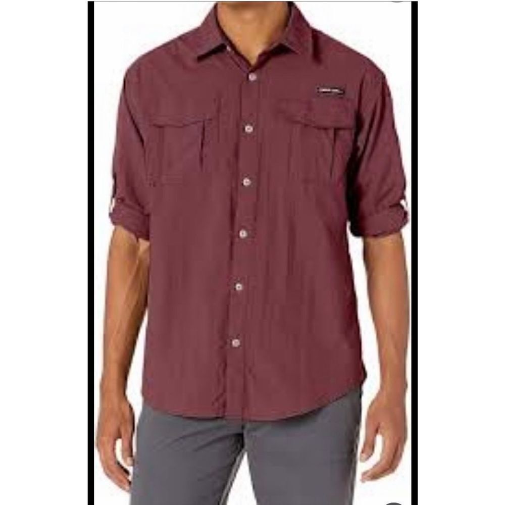 Little Donkey Andy Men's Purple Long-Sleeve Button-Down Shirt Size XL - Picture 5 of 5